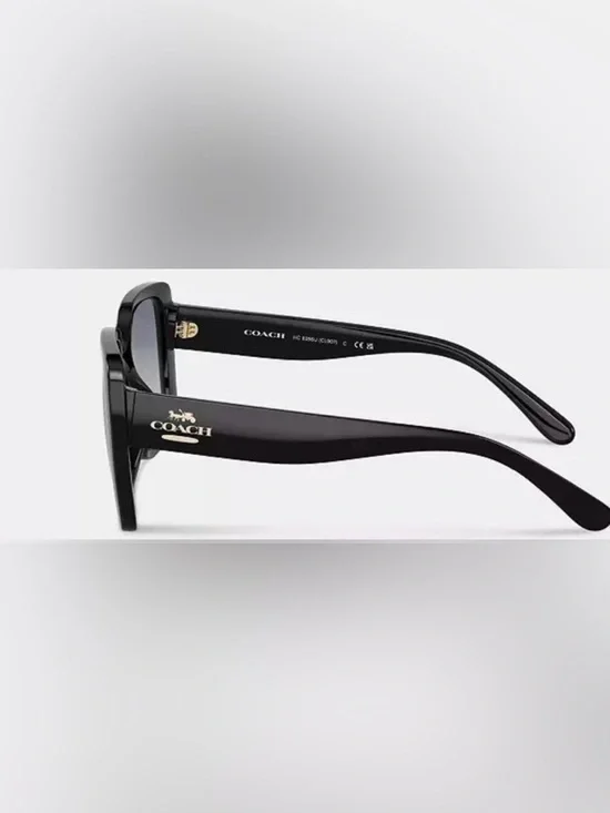 New Coach Oversized Square Sunglasses - Picture 4 of 4